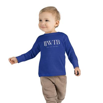 IJWTB Signature Print Toddler Long Sleeve Tee