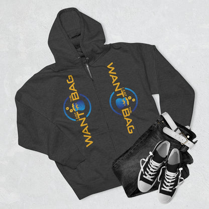 I.J.W.T.B. Unisex Premium Full Zip Hoodie - BAG GUY APPAREL L.L.C.