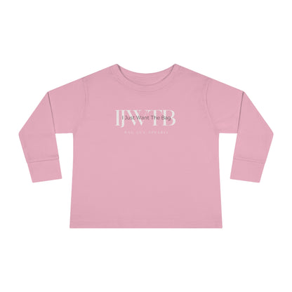 IJWTB Signature Print Toddler Long Sleeve Tee