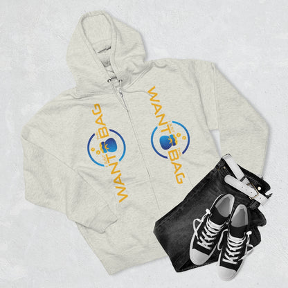 I.J.W.T.B. Unisex Premium Full Zip Hoodie - BAG GUY APPAREL L.L.C.