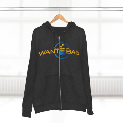 I.J.W.T.B. Unisex Premium Full Zip Hoodie - BAG GUY APPAREL L.L.C.