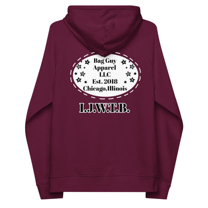 Bagguy I collection Unisex eco raglan hoodie
