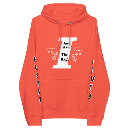 Bagguy I collection Unisex eco raglan hoodie