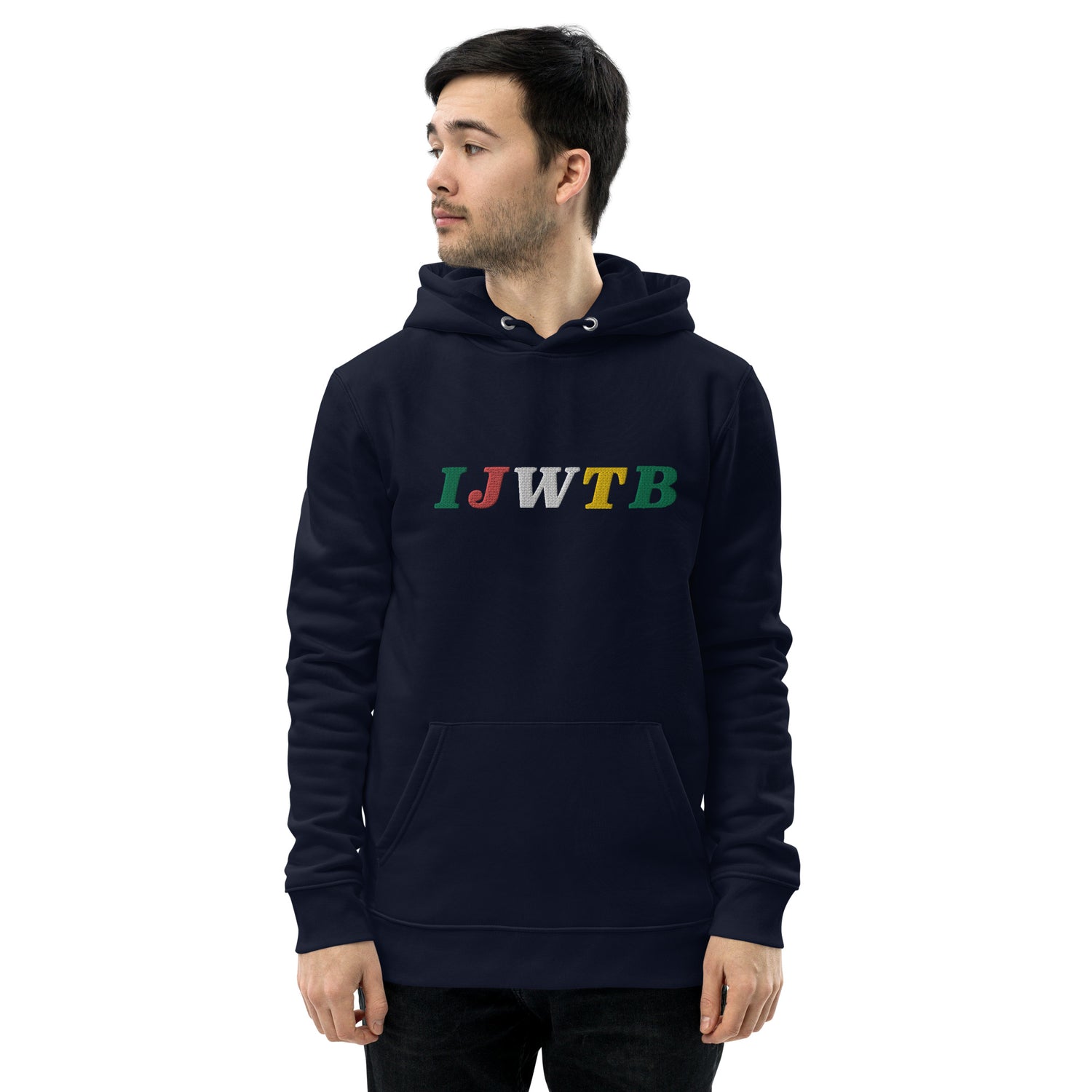 IJWTB Embroidered Unisex essential eco hoodie