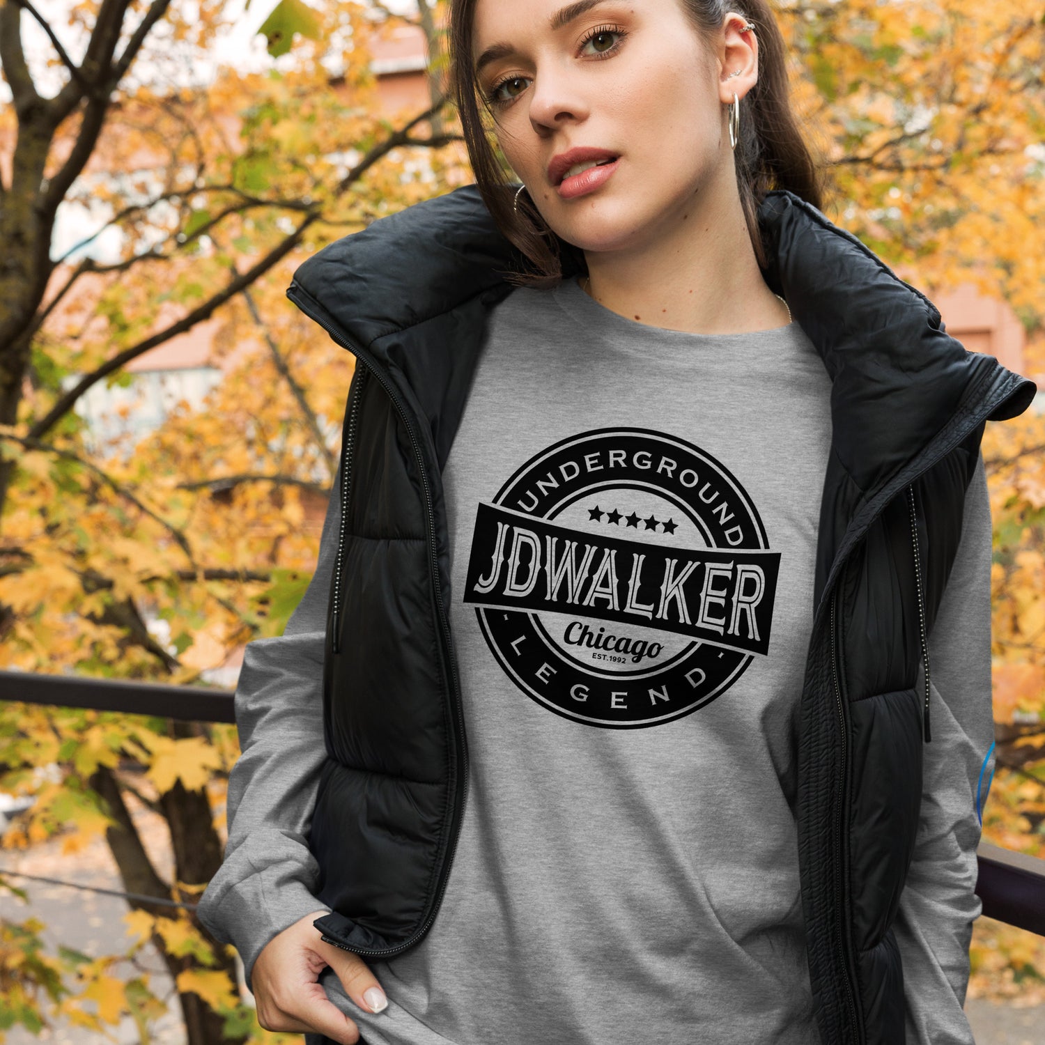 I.J.W.T.B./ J.D.Walker Chicago Underground Legend Unisex Long Sleeve Tee