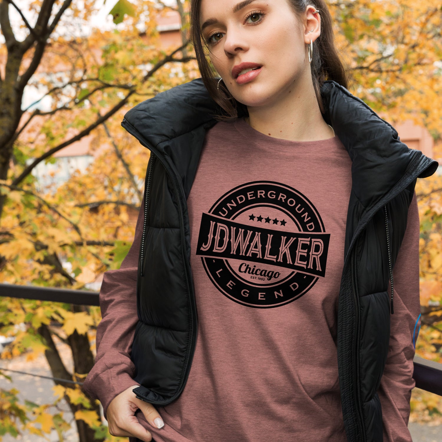 I.J.W.T.B./ J.D.Walker Chicago Underground Legend Unisex Long Sleeve Tee