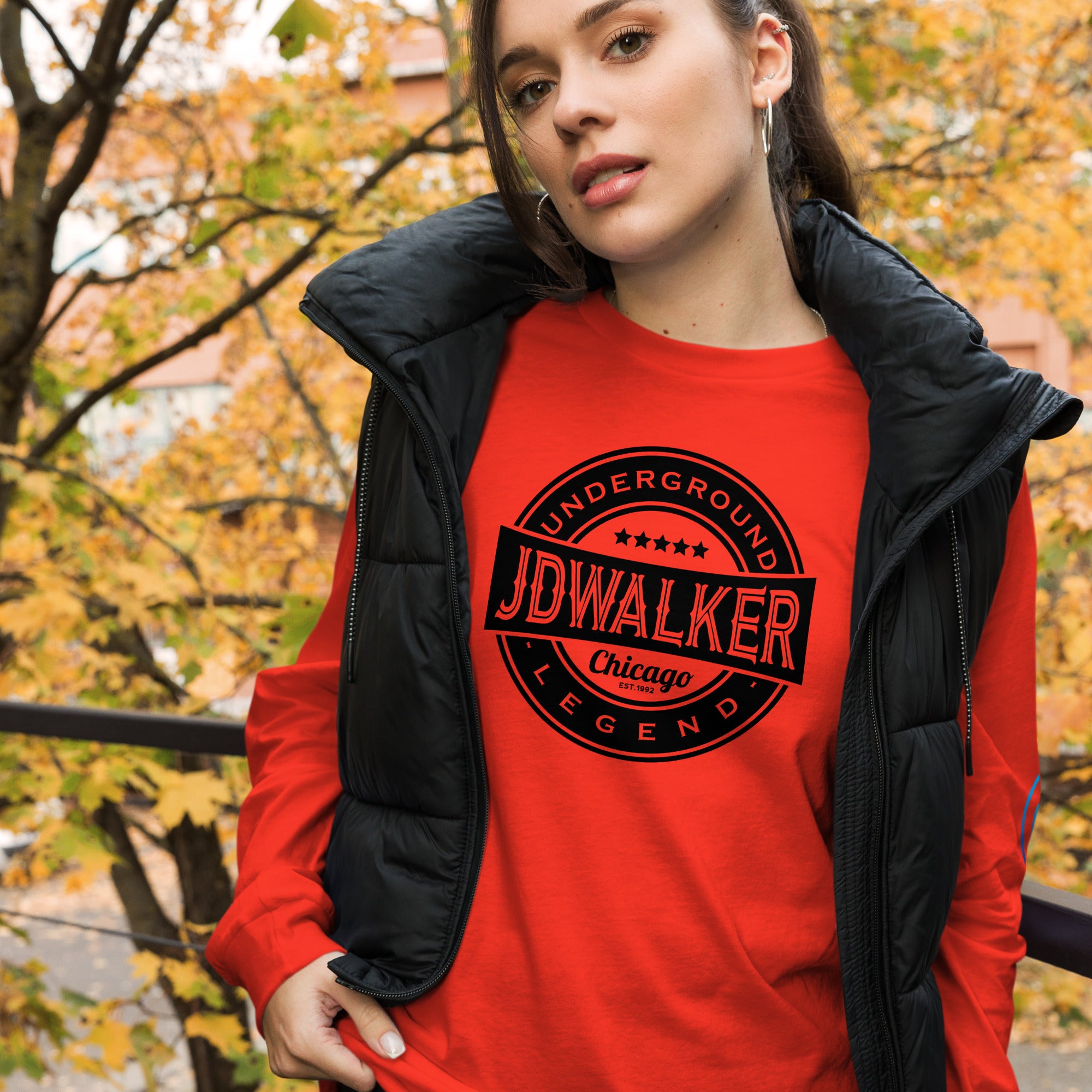I.J.W.T.B./ J.D.Walker Chicago Underground Legend Unisex Long Sleeve Tee