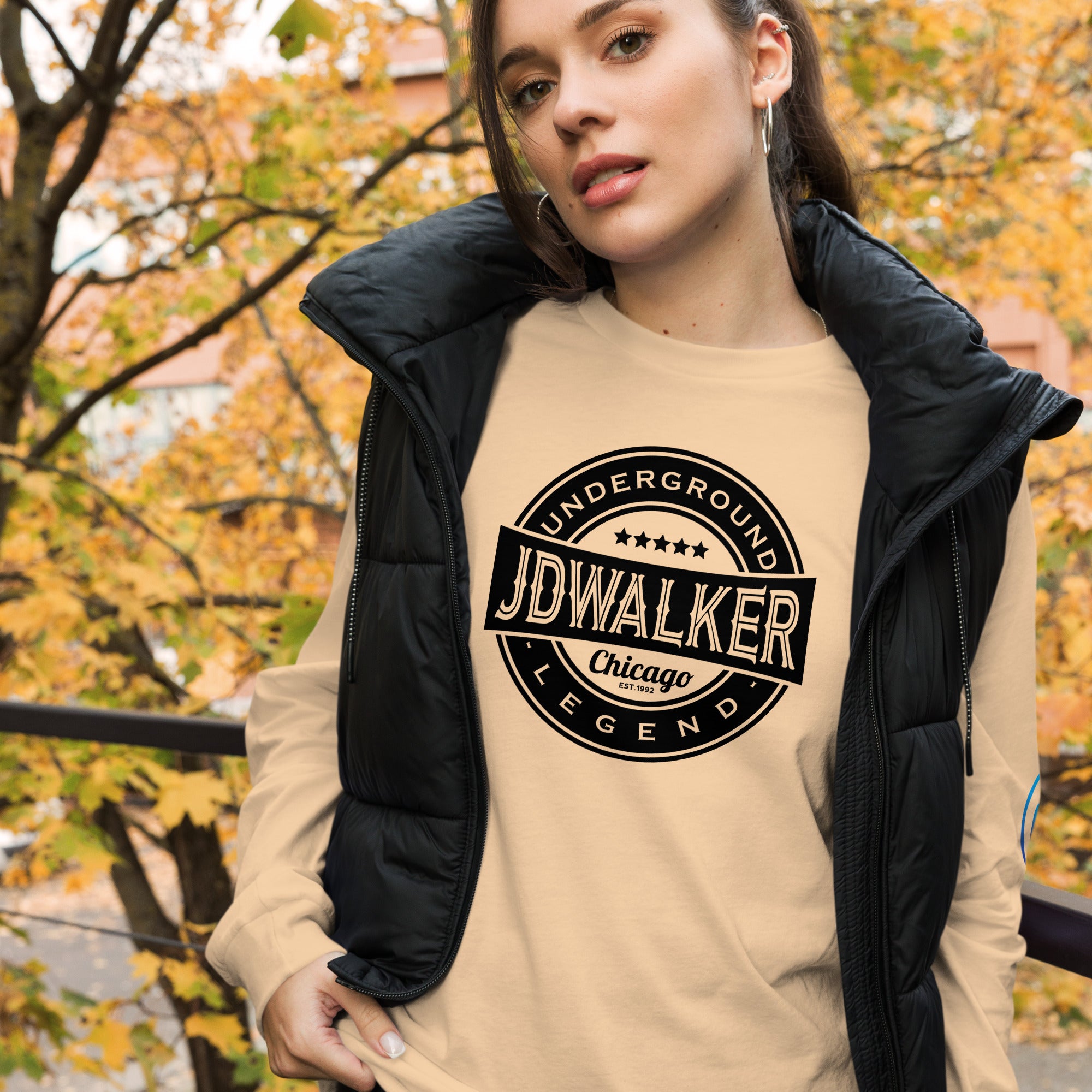 I.J.W.T.B./ J.D.Walker Chicago Underground Legend Unisex Long Sleeve Tee