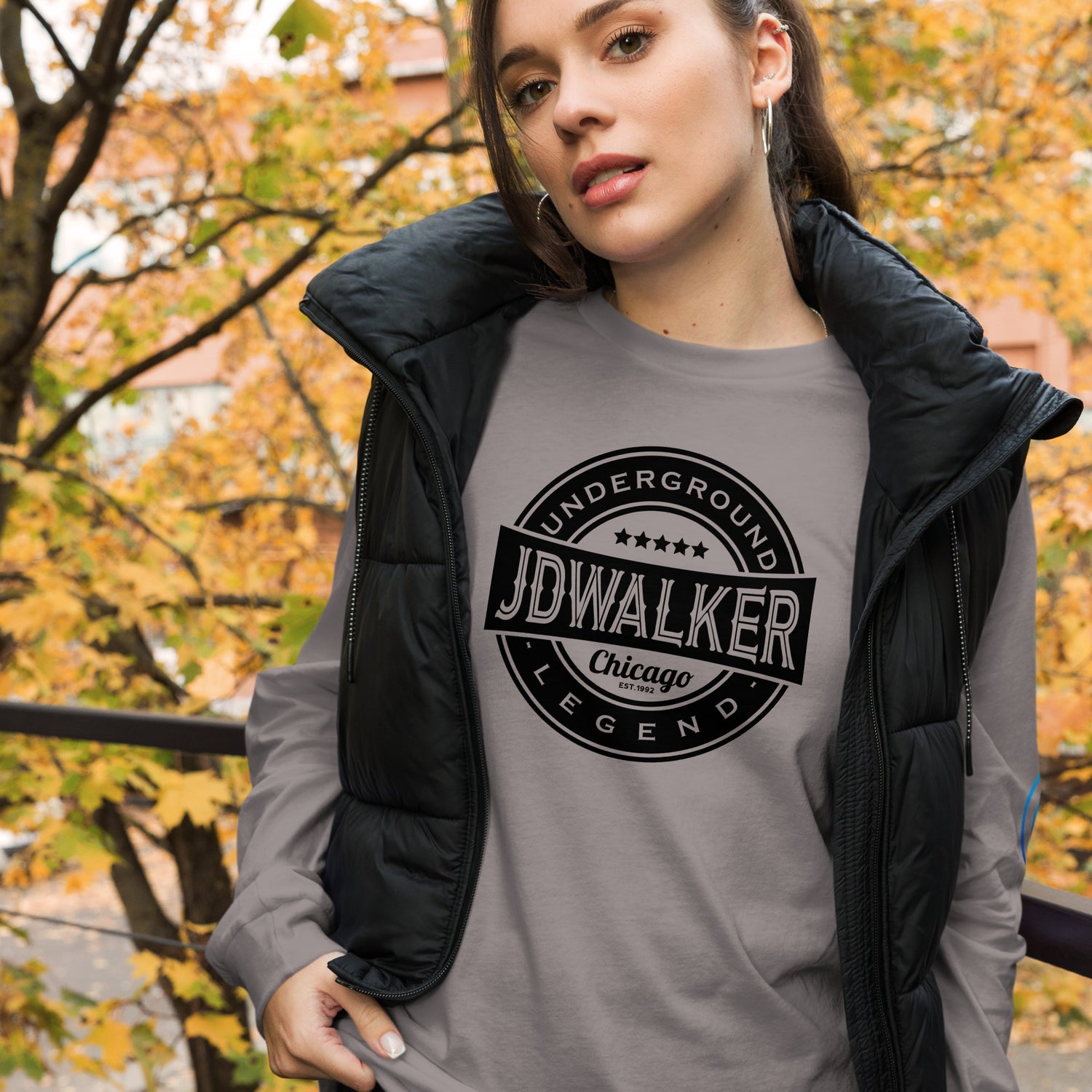 I.J.W.T.B./ J.D.Walker Chicago Underground Legend Unisex Long Sleeve Tee